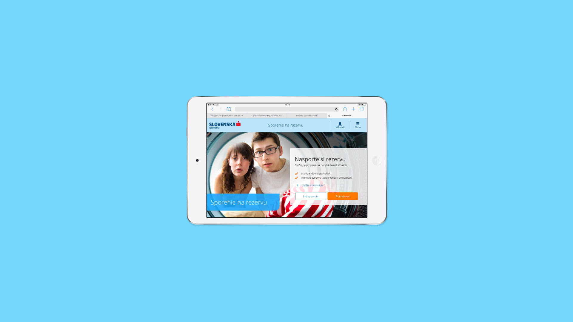 Slovenská sporiteľňa Tablet Lab Project