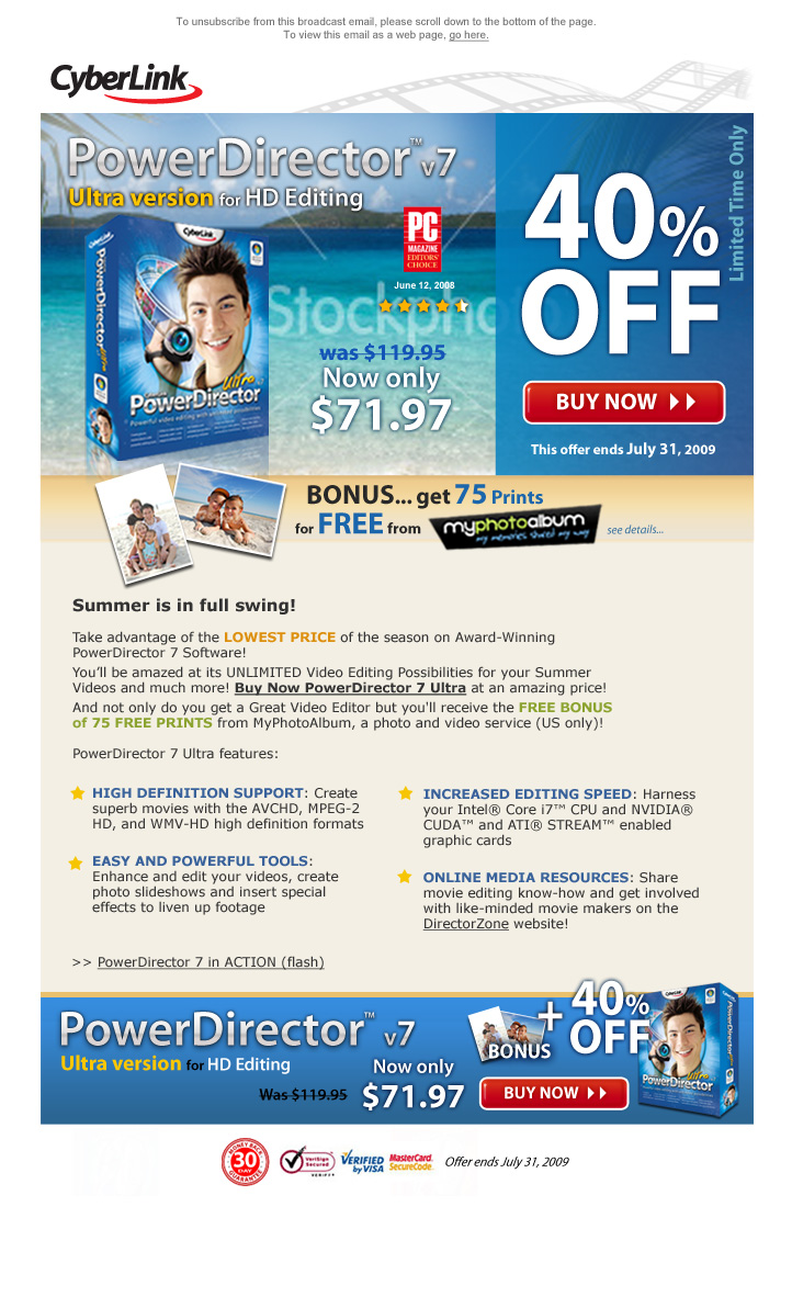 PowerDirector newsletter v1